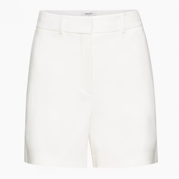 ARITZIA BABTON Agency 5" Shorts White - Picture 8 of 8